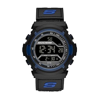 【中古】Skechers Men\u0027s SR1032 Digital Display Quartz Black Watch