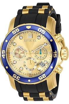 【中古】インヴィクタ Invicta Men's 17881 Pro Diver Quartz Multifunction Gold Dial Watch 並行輸入品