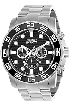 【中古】Invicta 22226 メンズプロダイバー カジュアルウォッチ クォーツ ステンレススチール 色はシルバー調