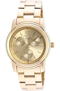 【中古】インビクタWomen 's ' Angel ' QuartzステンレススチールCasual Watch , Color : gold-toned モデル: 21691?