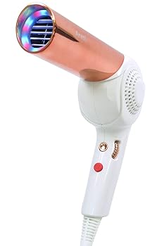 【中古】Aretiアレティ ドライヤー ヘアドライヤー マイナスイオン 大風量 速乾 折りたたみ LED 光 ケア モイスト d1621PK Kozou