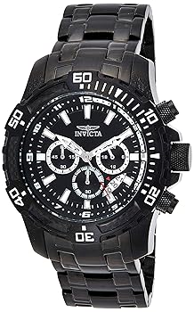 【中古】Invicta Men\u0027s \u0027Pro Diver\u0027 Quartz Stainless Steel Casual Watch%ｶﾝﾏ% Color:Black Model: 24858