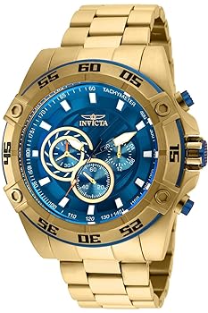 【中古】Invicta Men's 25536 Speedway Quartz Chronograph Blue Dial Watch