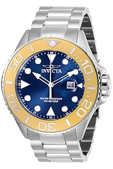 【中古】Invicta Men's Pro Diver Steel Bracelet & Case Quartz Blue Dial Analog Watch 28768