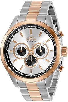 【中古】Invicta Men's Specialty Steel Bracelet & Case Quartz Silver-Tone Dial Analog Watch 29173