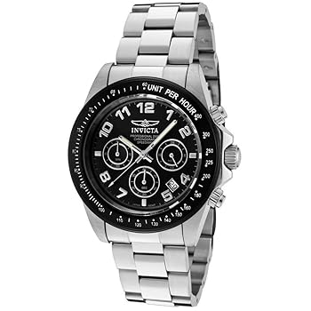 【中古】インビクタ Invicta Men's 10701 Speedway Chronograph Black Dial Stainless Steel Watch 男性 メンズ 腕時計 並行輸入品
