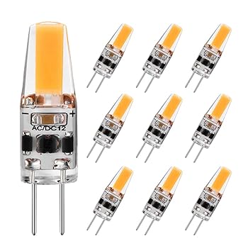 【中古】G4 LED電球 2W 20W相当 T3 JCタイプ バイピン G4ベース ハロゲン電球 ACDC 12V ウォームホワイト 3000K G4電球 アンダーキャビネットライト 天井