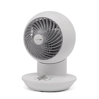 【中古】アイリスオーヤマ サーキュレーター mini 扇風機 8畳 静音 左右首振り パワフル送風 ホワイト PCF-SM12-W|ドリエム店