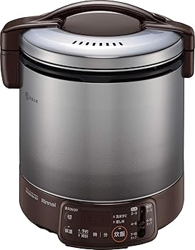 【中古】リンナイ ガス炊飯器 こがまる 1升 RR-100VQTDB ブラウン プロパンガス用 RR-100VQTDBLP