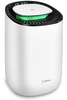 【中古】dretecドリテック 除湿機 小型 コンパクト 容量450ml 4.5畳以下 ペルチェ式 満水お知らせランプ 静音 軽量 省エネ 結露 カビ 梅雨対策 玄関 押入