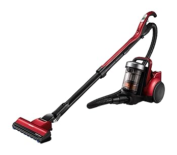 【中古】【39shop】日立★掃除機 サイクロン コード式 軽量ボディ LED搭載 自走ヘッド パワかる CV-SP300G R ルビーレッド（良い）｜ドリエム店