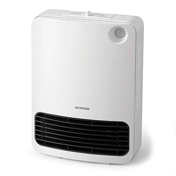 【中古】アイリスオーヤマ 人感センサー セラミックファンヒーター メカ式 ホワイト JCH-126D-W