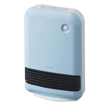 【中古】【39shop】アイリスオーヤマ★ヒーター セラミックファンヒーター 暖房器具 電気 足元 小型 温風 省エネ 脱衣所 人感センサー 大風量 ブルー JCH-12TD4-A（良い）｜ドリエム店