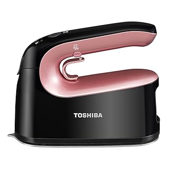 【中古】【39shop】東芝★コードレス 衣類スチーマー TAS-X5 スチームアイロン 軽量 約0.71kg スチーム量 最大約12g分 温度調節 3段階 コンパクト 2Way コードレス(非常に良い)|ドリエム店