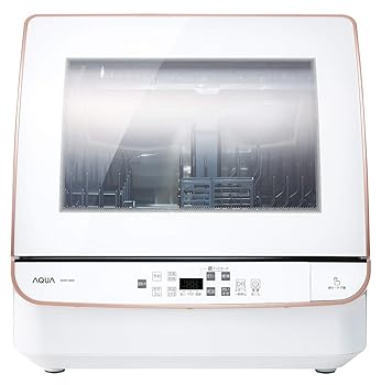 【中古】アクア 食器洗い機ホワイト食洗機送風乾燥機能 カウンタートップ プラスチック AQUA ADW-GM2-W