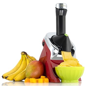 【中古】Yonanas 988RD デラックスフローズンデザートメーカー プレミアムクロームデザイン 乳製品フルーツソフトサービングは、アイスクリームに代わる