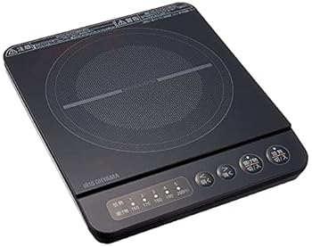 【中古】アイリスオーヤマ IHコンロ 1口 IHクッキングヒーター 1000W 卓上 デザイン IHK-T38-B ブラック