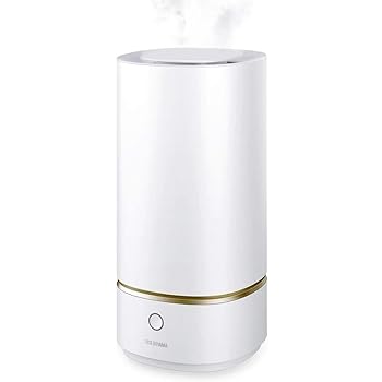 【中古】アイリスオーヤマ 加湿器 超音波式 加湿量 230ml タンク容量 3L 畳 13時間連続加湿 上から給水 小型 卓上 デスク用 UTK-230-W ホワイト