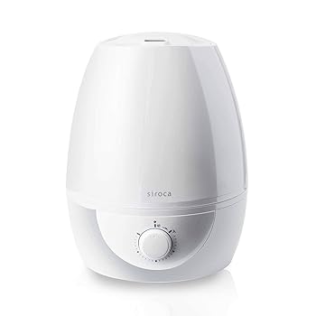 【中古】シロカ 加湿器 大容量 5L 超音波 SD-C113 パールホワイト大容量5L給水タンク分離タンク抗菌加工