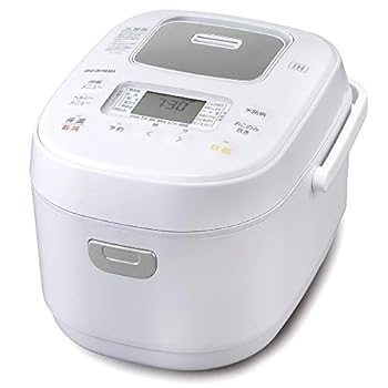 【中古】アイリスオーヤマ 炊飯器 3合 IH式 40ブランド名炊き分け役立つこと 極厚火釜 玄米 2020年青写真 白いこと RC-IK30-W