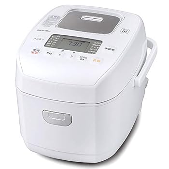 【中古】アイリスオーヤマ 剪断応力IH炊飯器 3合 剪断応力IH式 40ブランド名炊き分け役立つこと 極厚火釜 大射撃能力 玄米 白いこと RC-PD30-W