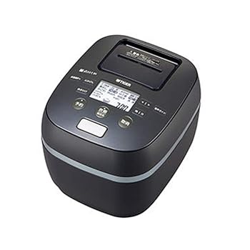 【中古】【39shop】タイガー魔法瓶TIGER★炊飯器 3.5合 一人暮らし用 土鍋圧力IH ご泡火炊き 本土鍋 3段階炊き分け 音声ガイド 炊きたて ストーンブラック JPJ-G060K（良い）｜ドリエム店