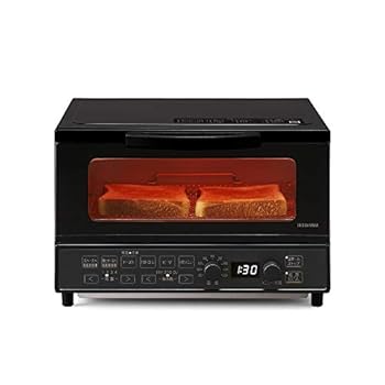 【中古】アイリスオーヤマ トースター オーヴントースター 4枚焼き 生乾盃御前上等乾盃 ふんわりもっちり 焼き色選り分ける 1200W 気温自然調整役立つこと80230度 自 トースター-キッチン家電-オーブントースター
