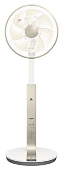 【中古】パナソニック リビング扇風機 DC原動機 ナノイー\u0026体温検知器積み上げる 切入タイマー付 立体首商い口 シルキーゴールド F-CU339-N