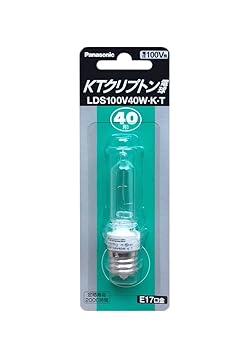 【中古】【39shop】Panasonic★KTクリプトン電球 E17口金 LDS100V40W・K・T(良い)|ドリエム店