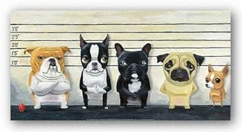 【中古】The Lineup by Brian Rubenacker 60cm x 30cm Art Print Poster