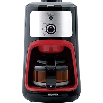 【中古】アイリスオーヤマ コーヒーメーカー 全自動 メッシュフィルター 1-4杯用 ブラック IAC-A600 7,288円