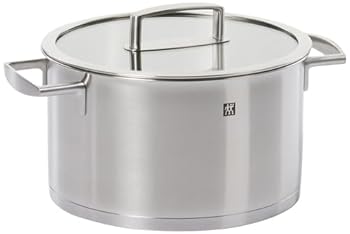 【中古】【39shop】ZWILLING★ツヴィリング バイタリティ ストックポット 24cm 6L ステンレス 深型 両手 寸胴 鍋 底面3層構造 IH対応 食洗器対応日本正規販売品 66(良い)|ドリエム店