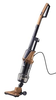 【中古】ツインバード 掃除機 サイクロン スティック型クリーナー コード式 ハンディ 軽量 2WAY パワフル 吸込仕事率100Ｗ ブラウンゴールド TC-5147G