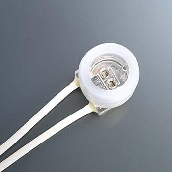 【中古】プリンス 蛍光灯用フリーソケット T5管用 G5口金用 リード線1000mm 防湿用 PSF-15FWビーメックス0.75 1.0白透明