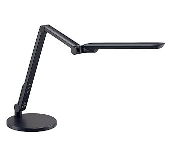 【中古】【39shop】パナソニック★LEDデスクライト 置き型 スマホ充電USBポート付 文字くっきり光 昼光色 調光 ダークグレー SQ-LD515-K（非常に良い）｜ドリエム店