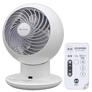【中古】アイリスオーヤマ サーキュレーター アイ 静音 左右首振り 18畳 パワフル送風 PCF-SC15 ホワイト