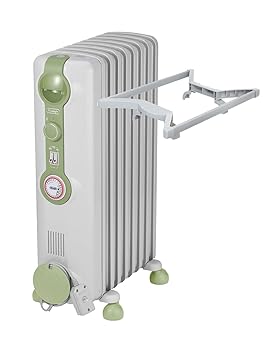 【中古】【39shop】DeLonghi★デロンギ オイルヒーター トップハンガー 810畳用 グリーン JR0812-GR(非常に良い)|ドリエム店