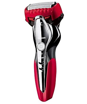 【中古】【39shop】パナソニック★ラムダッシュ メンズシェーバー 3枚刃 お風呂剃り可 赤 ES-ST2Q-R（良い）｜ドリエム店