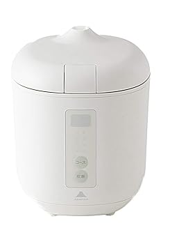 【中古】小型炊飯器poddiポッディー ホワイト 一人暮らし用