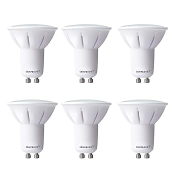 【中古】Lampaous LED白熱電球 GU10口金 5W - 50Wハロゲン好いかげんに - かっこ良い白熱電球 - 2700 K?6500 K - 白熱電球色、昼白いこと、温白いこと、 無座標軸合わせる 屋内点火装置110V-120V 6