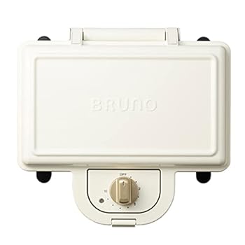 【中古】ブルーノ BRUNO ホットサンドメーカー 耳まで焼ける 電気 ダブル ホワイト BOE044-WH 10,344円