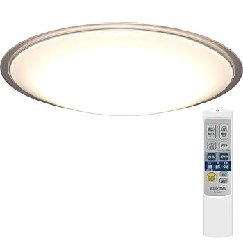 【中古】アイリスオーヤマ LEDシーリングライト 調光 調色タイプ 14畳 メタルサーキットシリーズ クリアフレーム CL14DL-5.1CF 21,076円