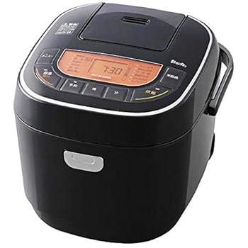 【中古】アイリスオーヤマ 炊飯器 一升 10合 マイコン式 31銘柄炊き分け機能 極厚火釜 玄米 ブラック RC-MC10-B