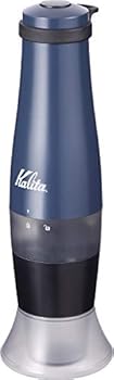 【中古】Kalita カリタ コーヒーミル 手挽き 電池式 コーヒーグラインダー スモーキーブルー スローG15 #43038