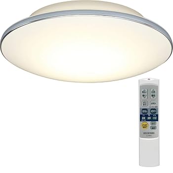 【中古】アイリスオーヤマ LED最高限度点火装置 調色手合い 8畳 金属元素電気回路つづき物 ショッピングセンター一こま