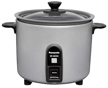 【中古】パナソニック 炊飯器 1.5合 1人用炊飯器 自動小銃膳立て鍋 ミニクッカー しろがね色 SR-MC03-S