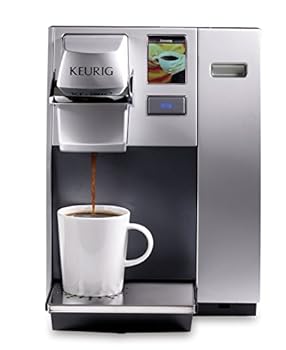 【中古】Keurig K155のOffice Proのシングル優勝杯商業主義Kカップポッドコーヒーメーカー、しろがね色