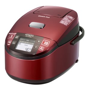 【中古】日立 圧力&スチームIHジャー炊飯器5.5合炊き レッドHITACHI 真空断熱 蒸気カット RZ-TW1000K-R