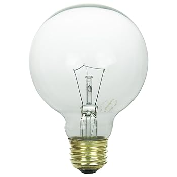 【中古】Sunlite 25 g25 CL 3 130-volt 25ワットMedium Base白熱g25グローブランプ