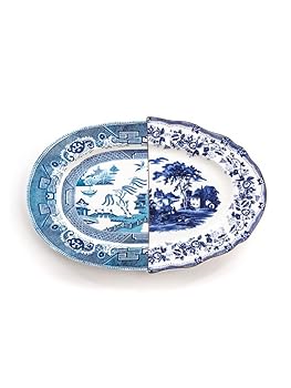 【中古】SELETTI セレッティ Hybrid トレイ DIOMIRA マルチカラー W37×D24.6×H2.5cm キッチン 食卓 食器 おしゃれ かわいい 海外風 欧米風 126200